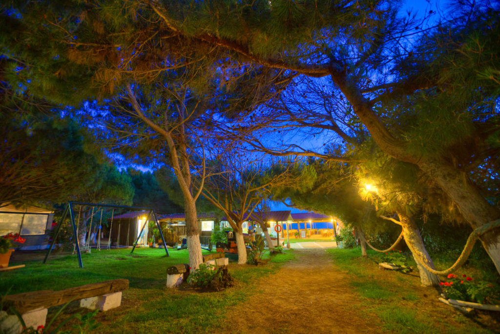 Our Taverna at night