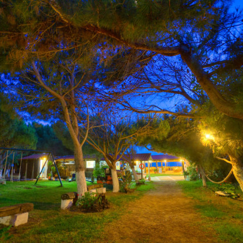 Our Taverna at night